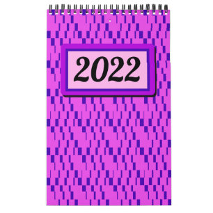 Bright and Colourful Retro Graphic Calendar