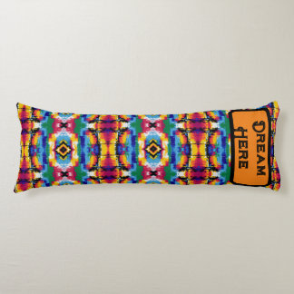 Bright and Colourful throw Fleece Blanket Body Cushion