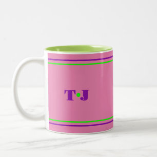 Bright and Colourful Two-Tone Coffee Mug