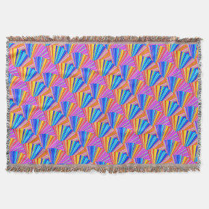 Bright and Colourful Unique Pattern Throw Blanket