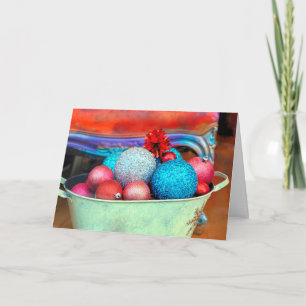 Bright and festive  thank you card