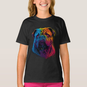 Bright and Fluffy Chinese Shar Pei dog, Shar-Pei T-Shirt