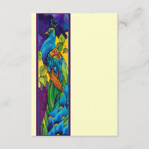 Bright and Fun Peacock Invitation RSVP