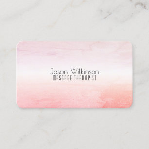 Bright and minimal exotic style business card