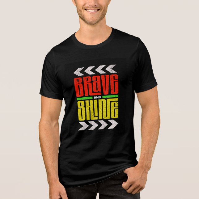 Bright and Shine Tri-Blend Shirt (Front)