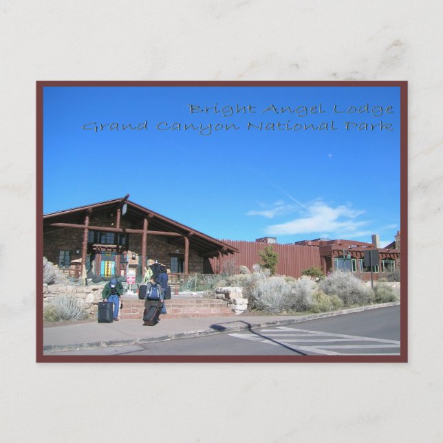 Bright Angel Lodge Grand Canyon National Park Postcard (Front)