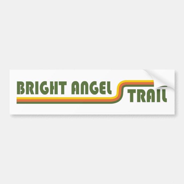 Bright Angel Trail Grand Canyon Bumper Sticker (Front)