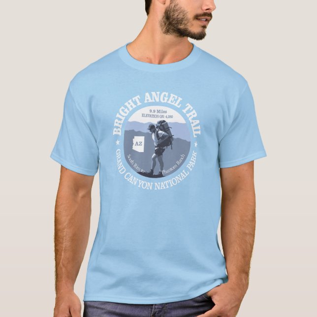 Bright Angel Trail (rd) T-Shirt (Front)