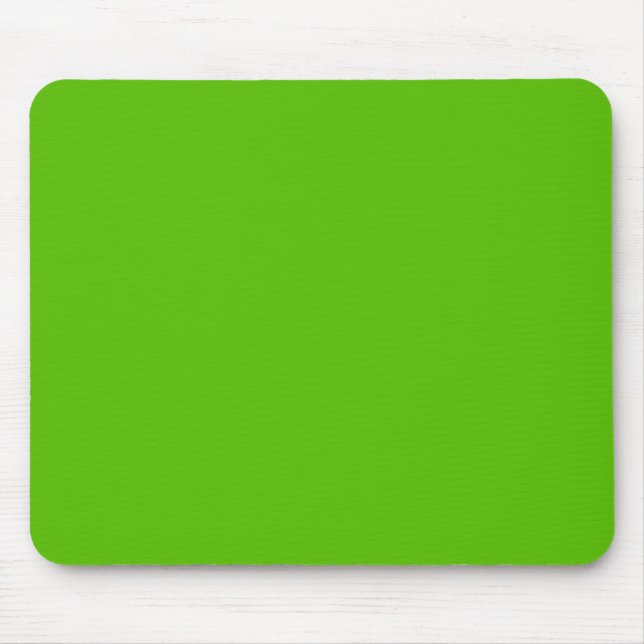 Bright Apple Green Mouse Mat (Front)