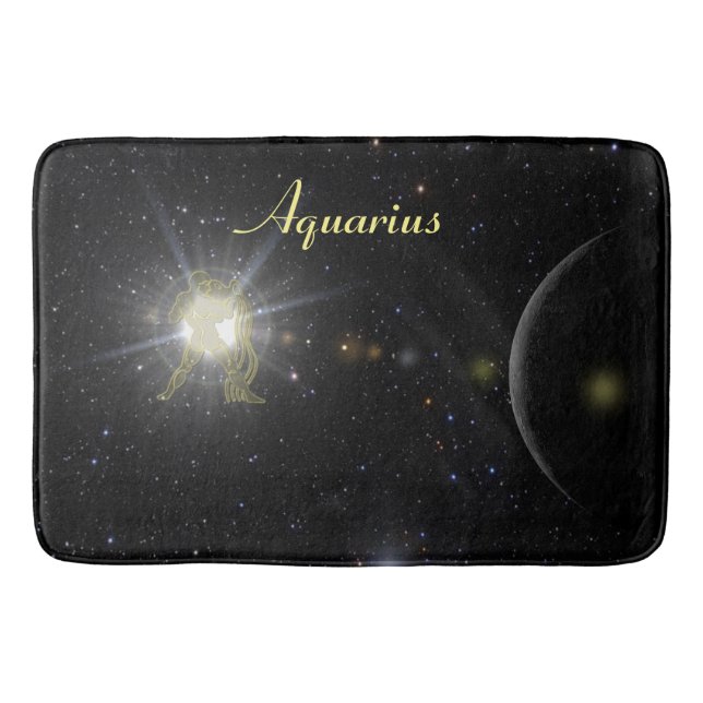 Bright Aquarius Bath Mat (Front)