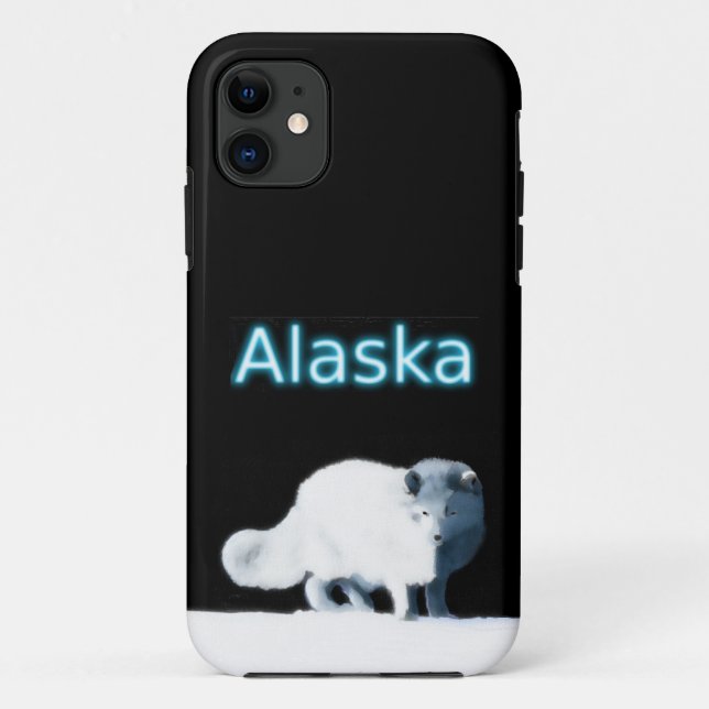 Bright Arctic Fox Case-Mate iPhone Case (Back)