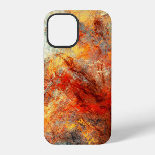 Bright artistic splashes. Abstract painting color iPhone 12 Case