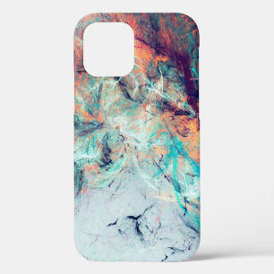 Bright artistic splashes. Abstract painting trendy iPhone 12 Case