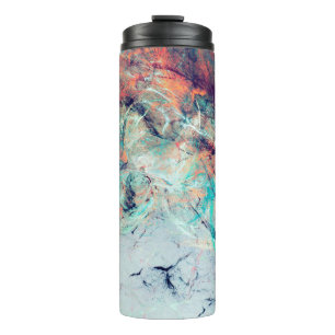 Bright artistic splashes. Abstract painting trendy Thermal Tumbler