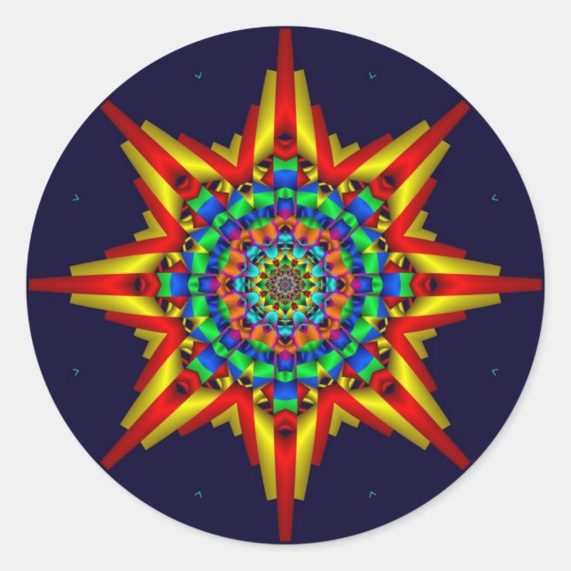 Bright Artistic Star stickers (Front)