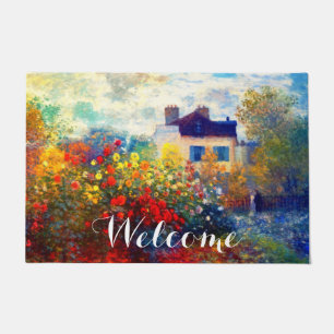 bright artists garden  doormat