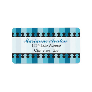 Bright Awnings Blue Address Labels