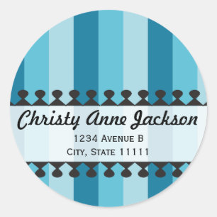 Bright Awnings Blue Address Sticker