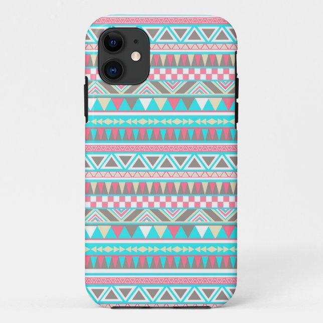 Bright aztec Andes Pattern iPhone 5 Case (Back)