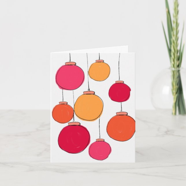 Bright Baubles  Card (Front)