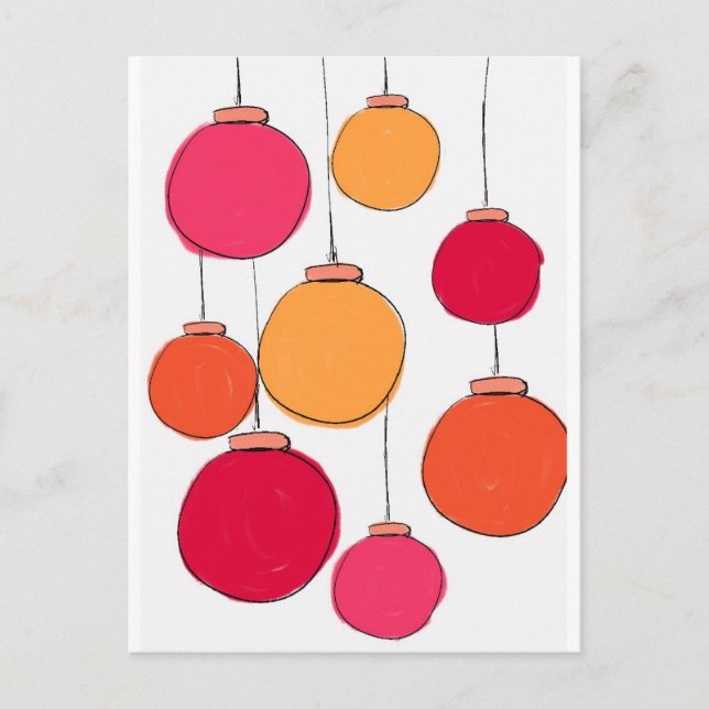 Bright Baubles  Postcard (Front)