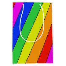 Bright beautiful rainbow STRIPES