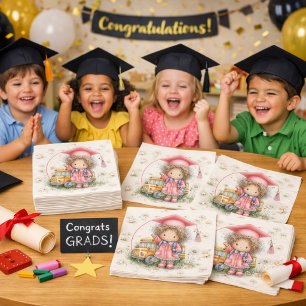 Bright Beginnings School‑Day Celebration Napkin