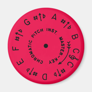 Bright Berry Pitchpipe Magnet