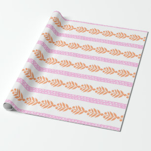 Bright Berryvine lines Wrapping Paper