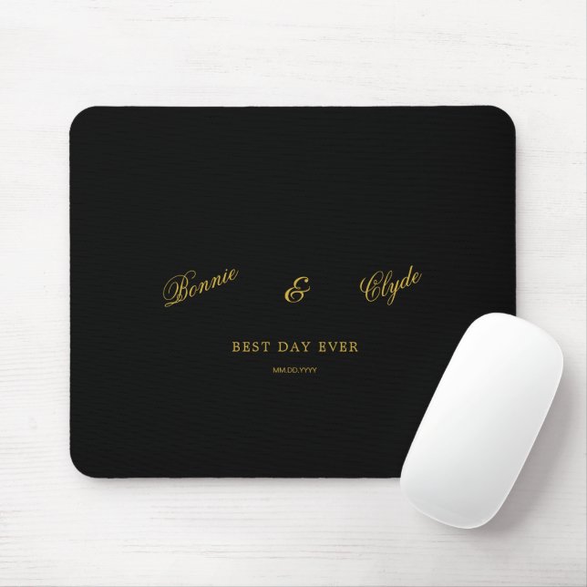 Bright Best Day Ever Modern Office Style Mouse Mat (With Mouse)