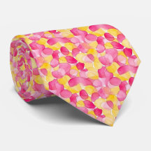 Bright Blobs “Pink Lemonade” Abstract