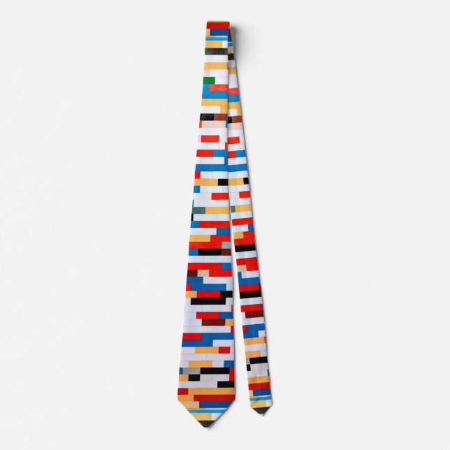 Bright Block Pattern Tie (Front)