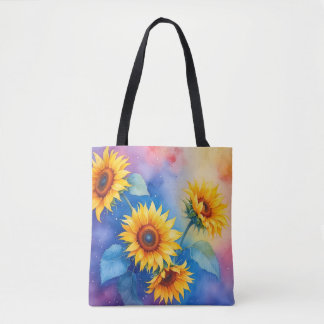 Bright Blooms Sunflower Tote Bag