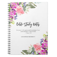 Bright Blooms Watercolor Floral Bible Study