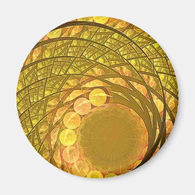 Bright Blossom Moon Magnet (Front)