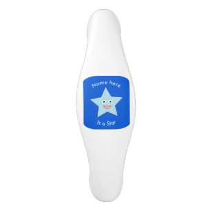 Bright Blue Celebration Star Custom Cabinet Pull