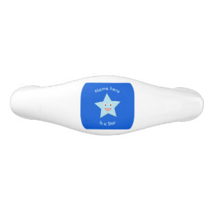 Bright Blue Celebration Star Custom Drawer Pull