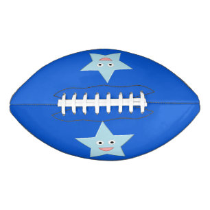 Bright Blue Celebration Star Football American Football