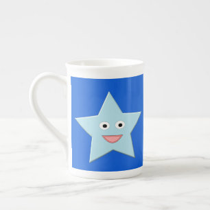 Bright Blue Celebration Star Mug