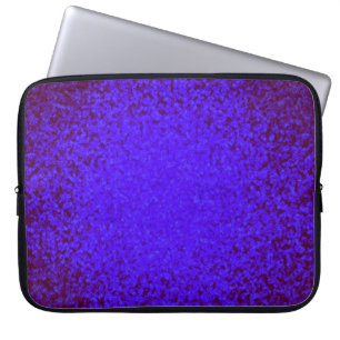 Bright blue glitter laptop sleeve