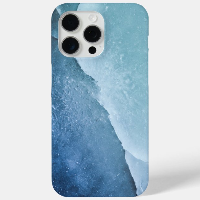 Bright Blue Ice surface Case-Mate iPhone Case (Back)