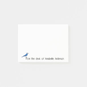 Bright Blue Jay Personalise Notes