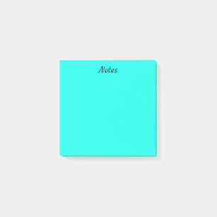 Bright Blue Post-it Notes