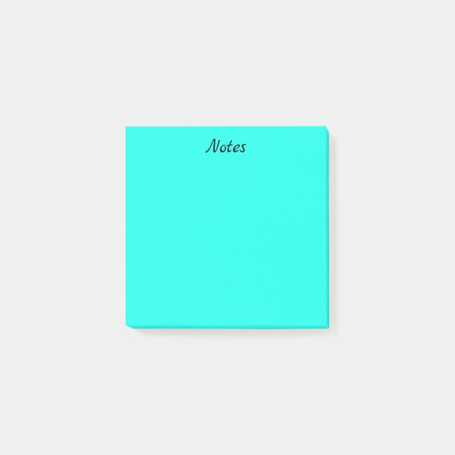 Bright Blue Post-it Notes (Front)