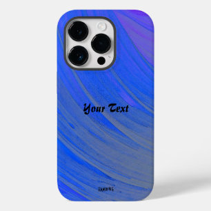 Bright Blue Swirl Cell Phone Case HAmbyWG