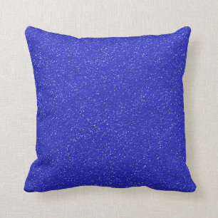 Bright Blue Textured Cushion
