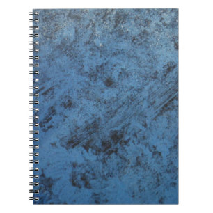 Bright blue vintage notebook