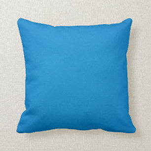 Bright Blue with Grainy Texture Cushion
