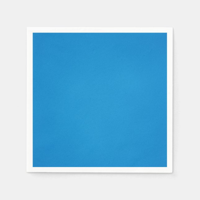 Bright Blue with Grainy Texture Napkin (Front)