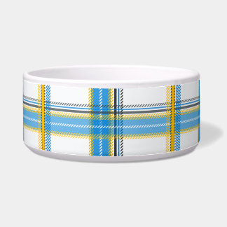 Bright Blue Yellow Plaid Aesthetic